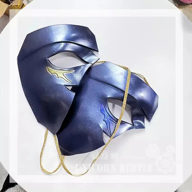 Cosplay Anime N - e,4;v'6\k/อนิเมะ หน้ากากเดนสลีฟ เก็นชิน อิมแพ็ค ของตกแต่งจำลอง อุปกรณ์เสริมตัวละคร