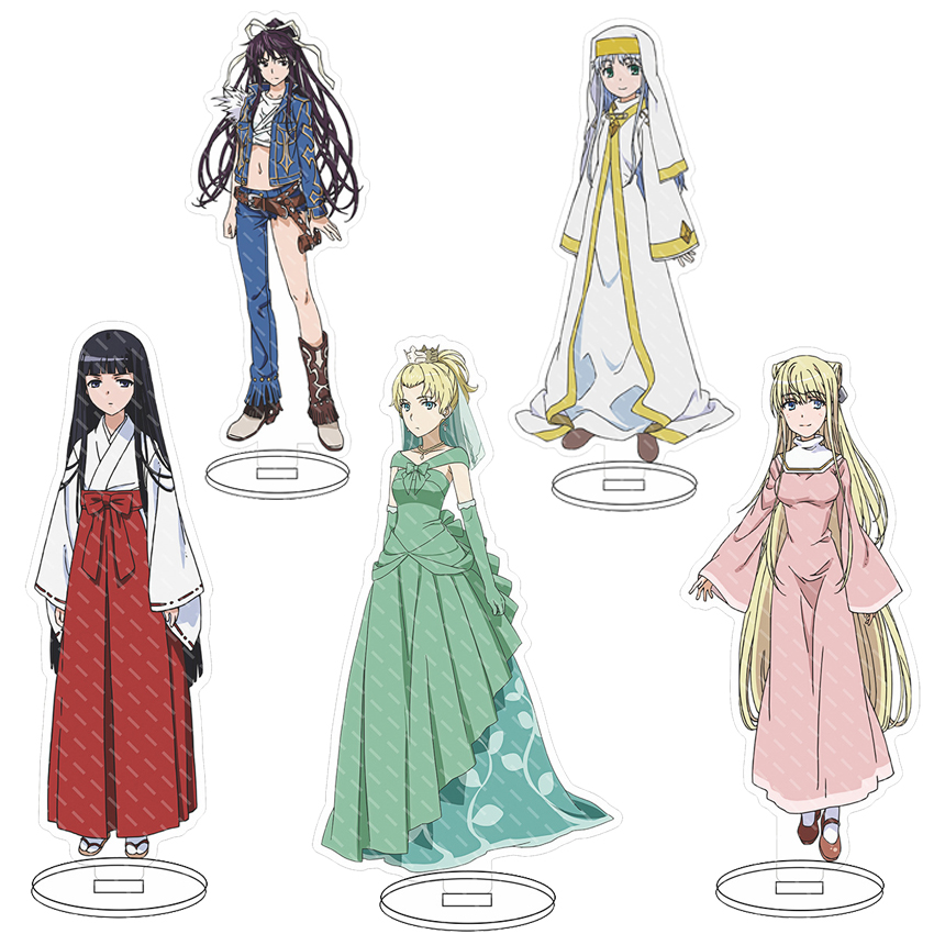 Anime Cosplay Rental - แท่นอะคริลิกอนิเมะขนาด 16 ซม. ตัวละครจากอนิเมะ A Certain