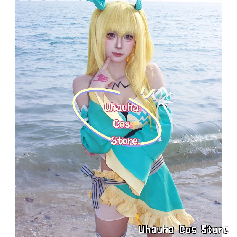 Anime Cosplay Outfits Female - ชุดคอสเพลย์อนิเมะลูซี่ ฮาร์ทฟิเลีย ชุดปาร์ตี้ครบเซ็ต ชุดว่ายน้ำผู้หญิง ชุดคริสต์มาส ชุดฮาโลวีน