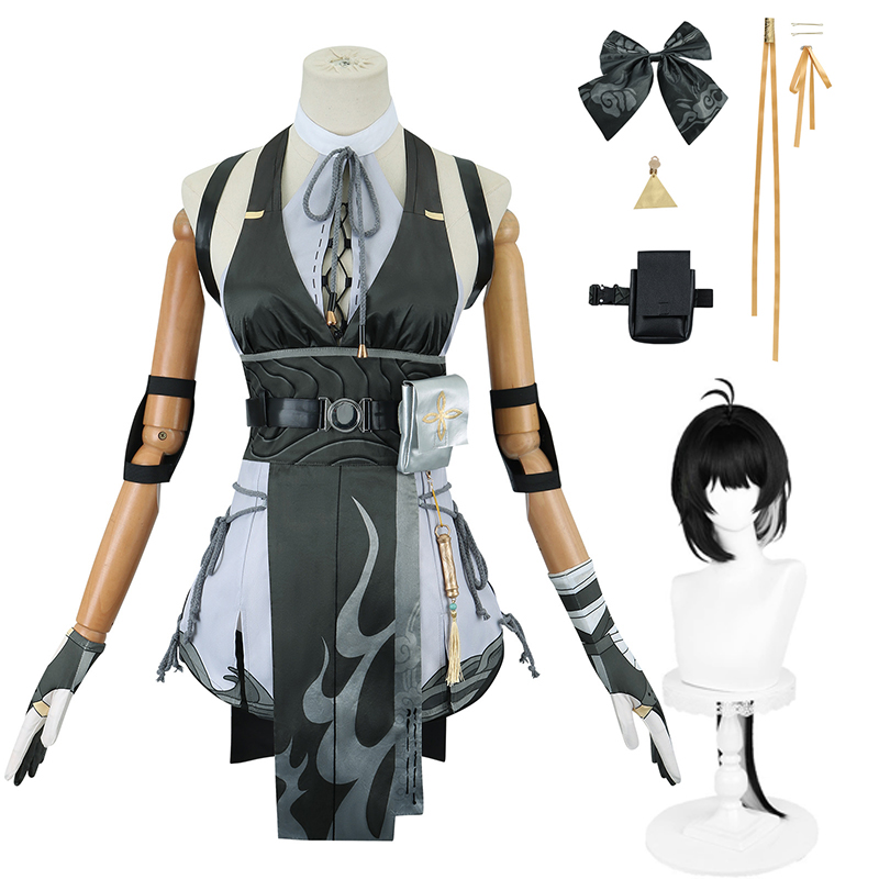 Anime Cosplay Outfits Female - ชุดคอสเพลย์หญิง โรเวอร์ วูธีริง เวฟส์ พร้อมวิกผม ชุดเดรสสำหรับผู้หญิง