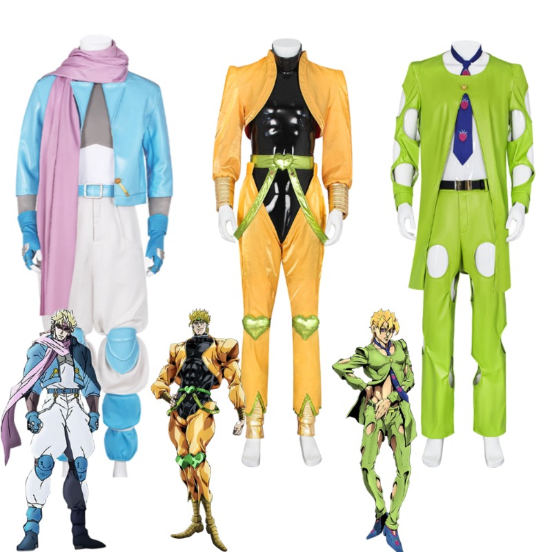 Cosplay Anime Jojo - ชุดคอสเพลย์ JoJo Bizarre Adventure Gyro Caesar