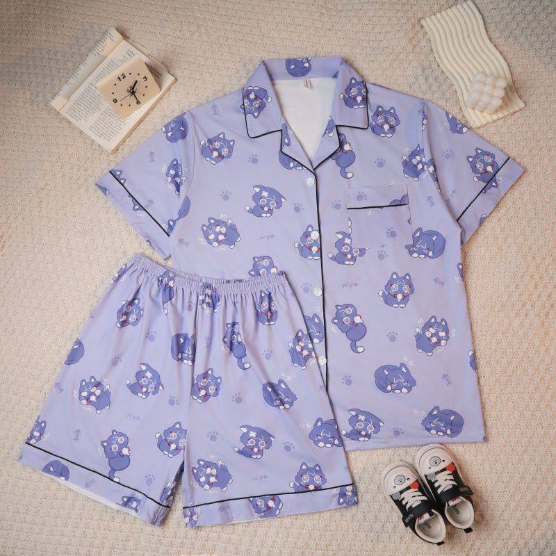 Anime Cosplay Dress - เก็นชิน อิมแพ็ค วันเดอร์เรอร์คอสเพลย์เครื่องแต่งกายฤดูร้อนแขนยาวชุดนอนชุดนักเรียนอะนิเมะชายหญิงสวมใส่ของขวัญฮาโลวีน