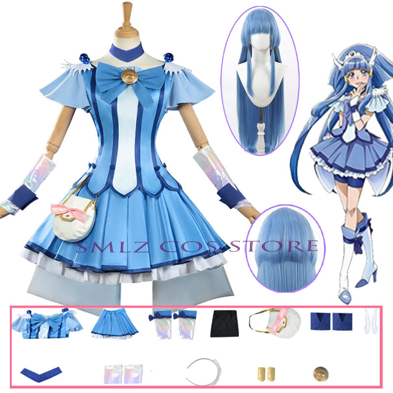 Anime Cosplay Dress - ชุดคอสเพลย์ Cure Beauty อนิเมะ Smile Glitter