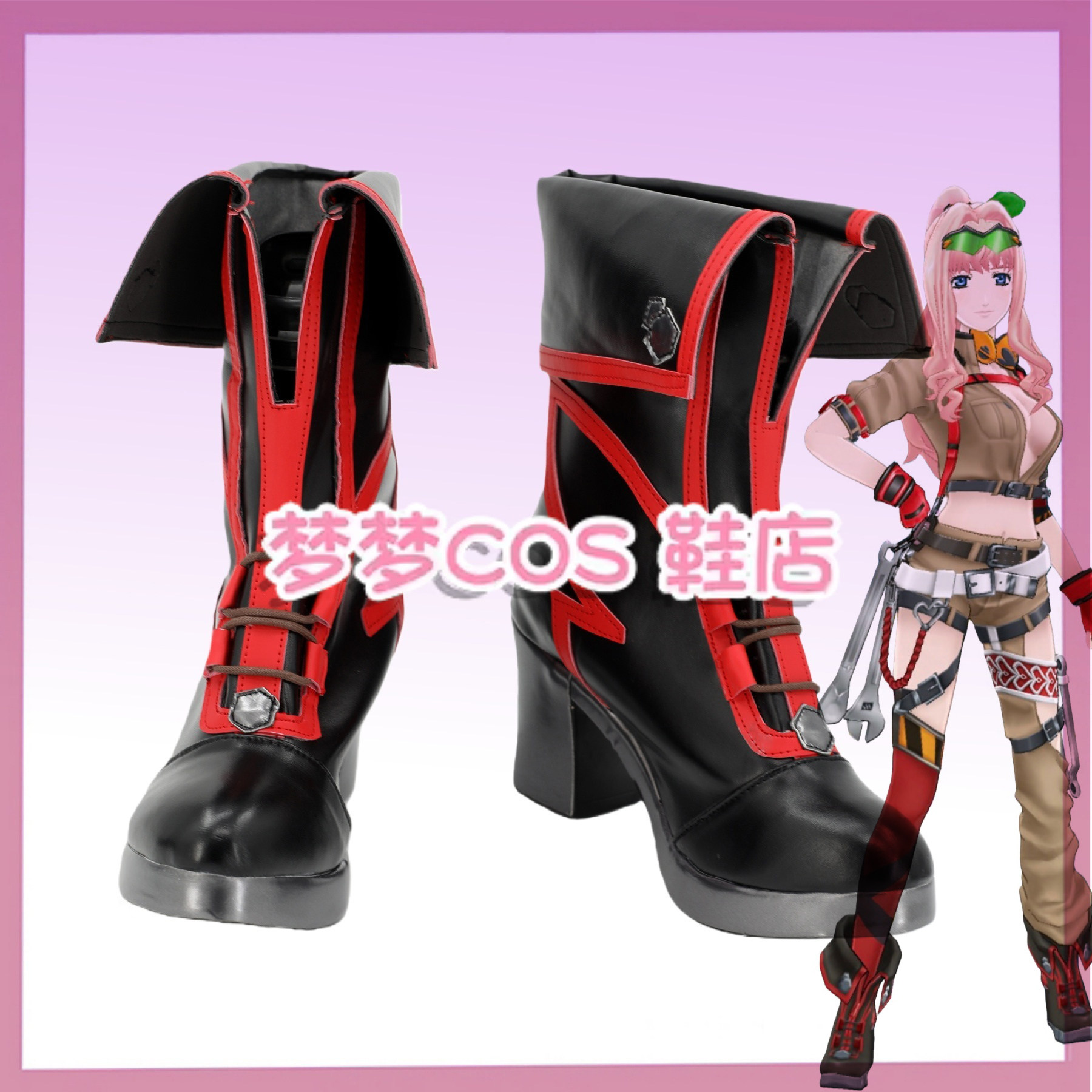 Anime Cosplay Nome - ซุปเปอร์ ไดม์มิชั่น ฟอร์เทส แมคโครส ชีริล โนเมะคอสเพลย์รองเท้ากาแล็กติกแฟรี่บู๊ทส์ฮาโลวีนปาร์ตี้คาร์นิวัลคริสต์มาสเครื่องแต่งกายอุปกรณ์ประกอบฉาก