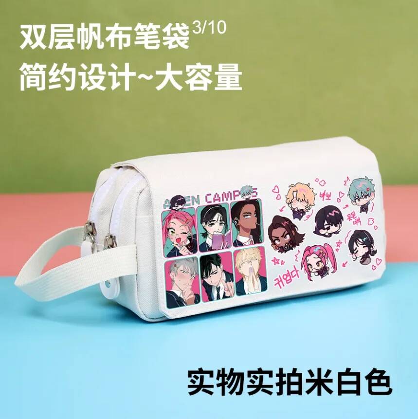 กระเป๋าใส่ดินสอผ้าแคนวาสลายการ - Anime Cosplay Kawaii บทวิจารณ์และราคา