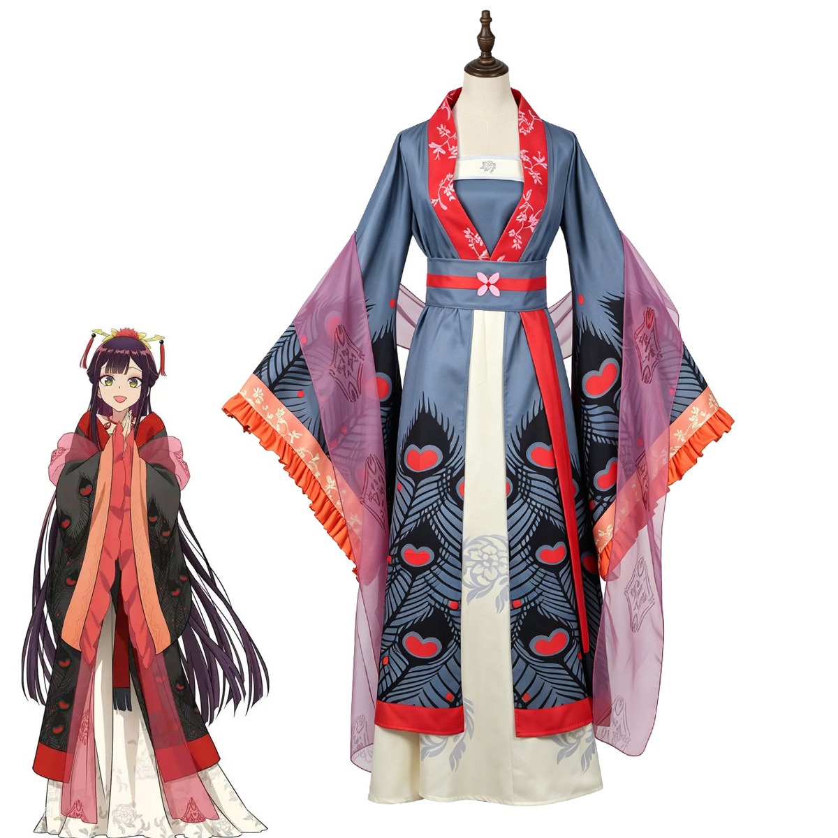 ชุดคอสเพลย์ตัวละคร Huang Lingl - Anime Cosplay In Chinese บทวิจารณ์และราคา
