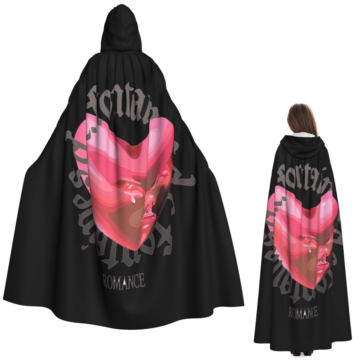เสื้อคลุมยาวแบบมีฮู้ดสไตล์แฟนต - Anime Cosplay Romance บทวิจารณ์และราคา