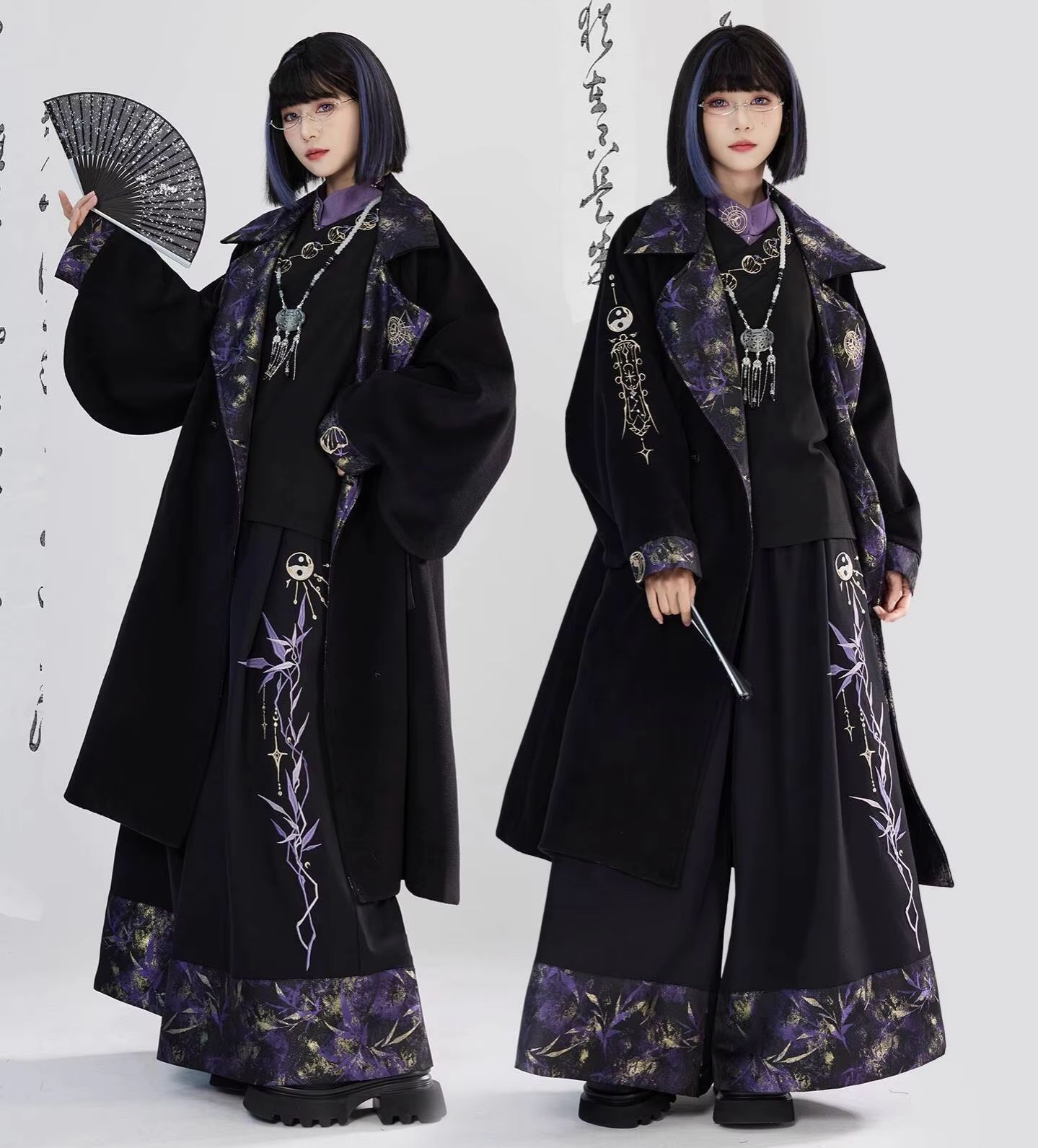 เสื้อโค้ทผ้าขนสัตว์ปักลายสไตล์ - Anime Cosplay In Chinese บทวิจารณ์และราคา