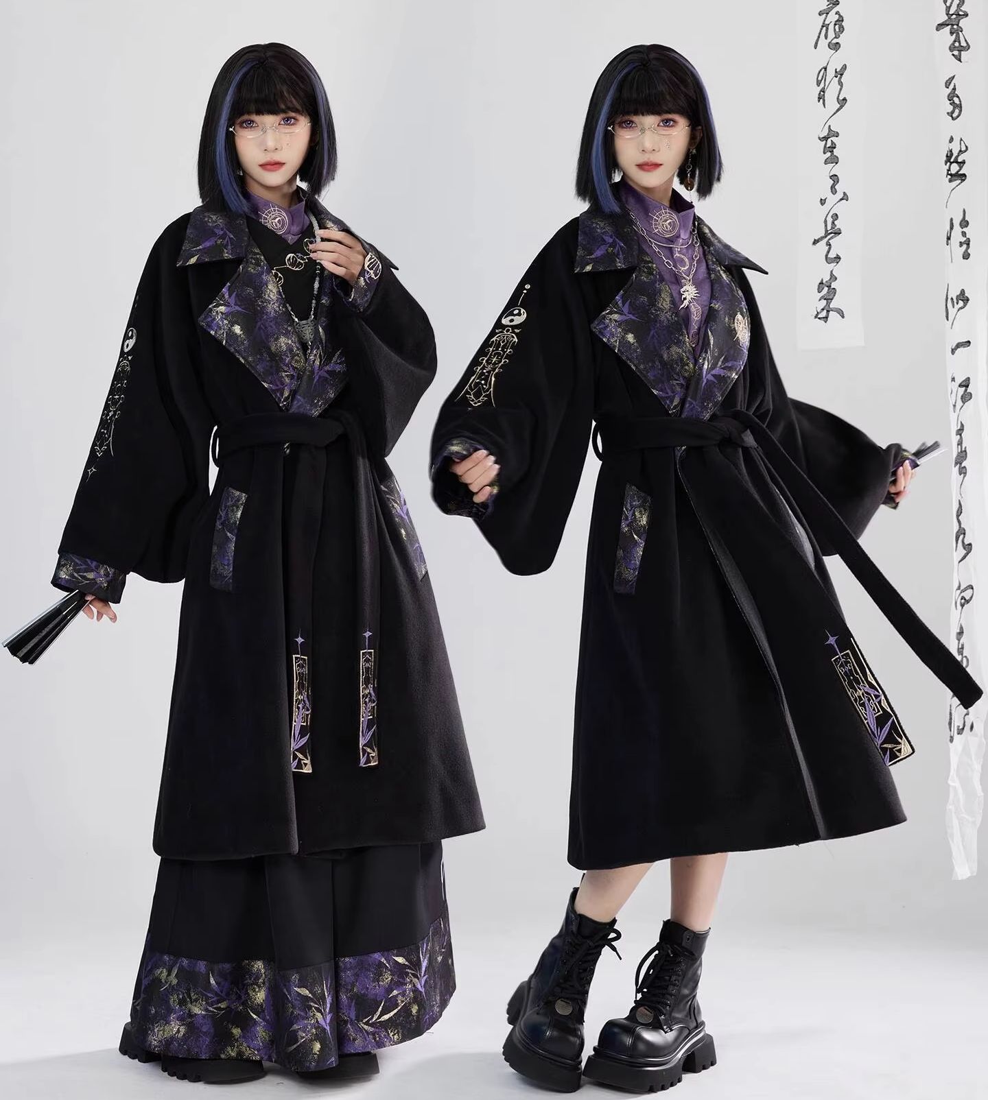 เสื้อโค้ทผ้าขนสัตว์ปักลายสไตล์ - Anime Cosplay In Chinese บทวิจารณ์และราคา