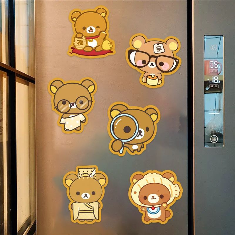 สติกเกอร์แม่เหล็กติดตู้เย็นลาย - Anime Cosplay Instagram บทวิจารณ์และราคา
