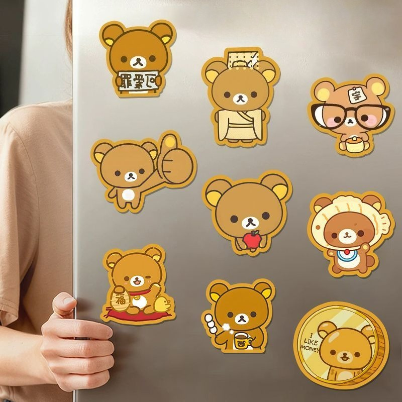 สติกเกอร์แม่เหล็กติดตู้เย็นลาย - Anime Cosplay Instagram บทวิจารณ์และราคา