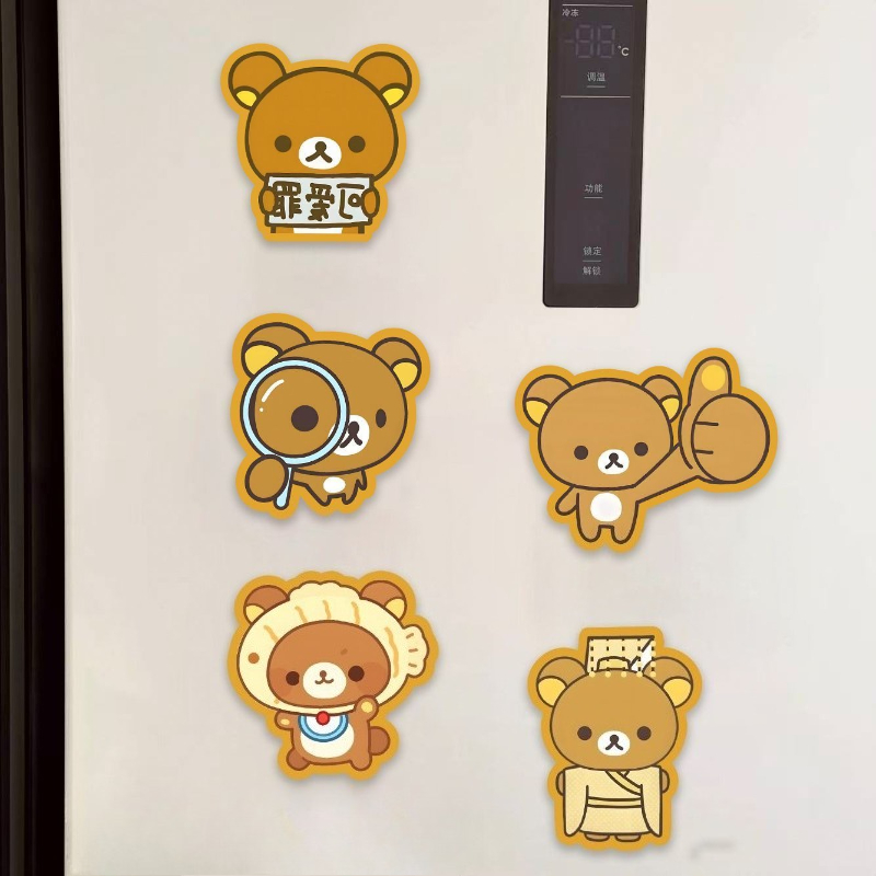 สติกเกอร์แม่เหล็กติดตู้เย็นลาย - Anime Cosplay Instagram บทวิจารณ์และราคา