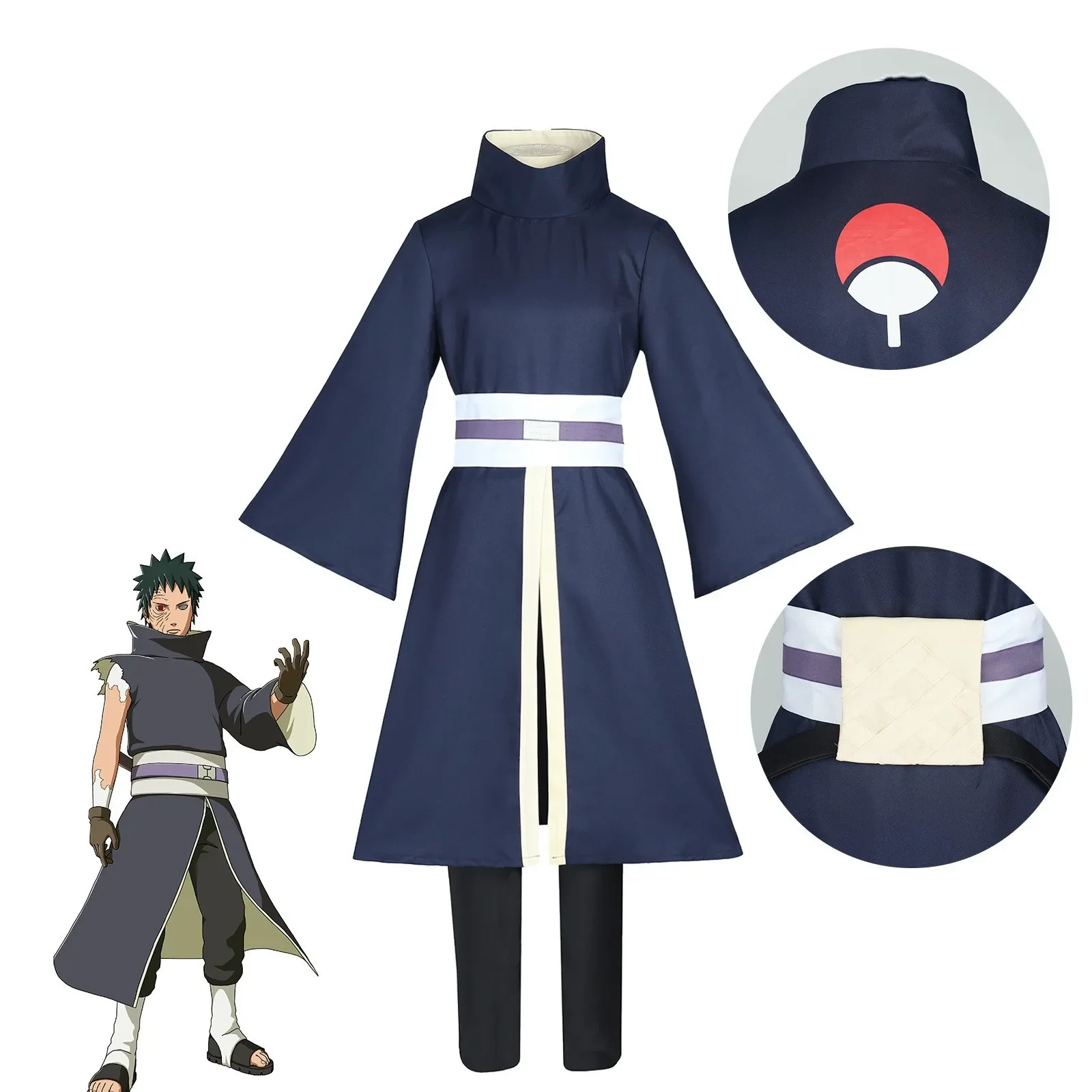 ชุดฮาโลวีน ชุดคอสเพลย์อนิเมะ อ - Anime Cosplay Obito บทวิจารณ์และราคา