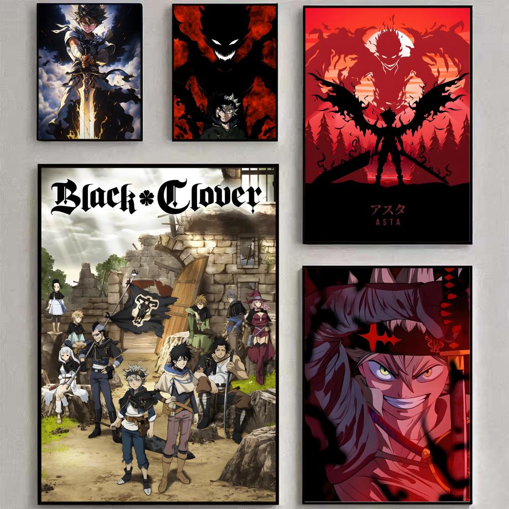 อะนิเมะบี-แบล็ค โคลเวอร์โปสเตอ - Black Clover Grimoire บทวิจารณ์และราคา